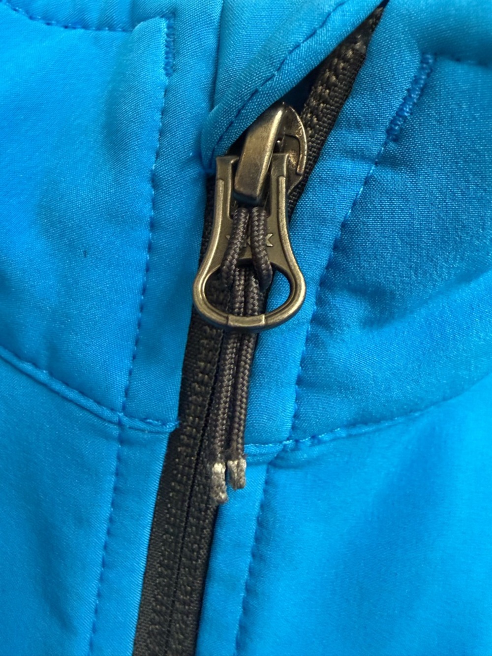 The North Face Athens Blue Troglo Vest Soft Shelled Lined Full Zip Medium - Picture 8 of 8